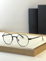 Monturas Ópticas de Marca de Alta Calidad 2026, Montura Redonda Nueva, Estilo Retro de Lujo, Gafas Graduadas Redondas Unisex con Estuche Original
