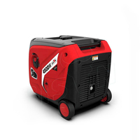 Générateur d'énergie portable à double carburant (essence/GPL) BISON (CHINE) 220V 3000W 4KW, démarrage électrique à distance, super silencieux, inverseur
