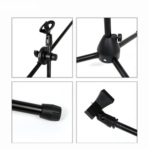 Giá đỡ micro điều chỉnh M-200 trực tiếp từ nhà máy dành cho biểu diễn sân khấu - Giá đỡ micro đôi chuyên nghiệp, phụ kiện nhạc cụ - Product Image 4