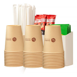 Vendita diretta del produttore usa e getta tazza di plastica portaoggetti casa Lounge a parete caffè e bustina di tè scatola di immagazzinaggio - Product Image 1