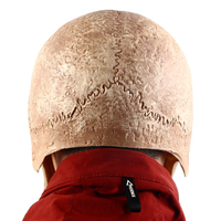 Masque intégral en latex vintage Crâne Clown avec mâchoire mobile, couverture squelette réaliste, accessoire pour Halloween, cosplay, maison hantée, fête costumée