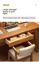 Bureau simple avec tiroirs, bureau d'ordinateur à domicile, bureau de travail, table étroite pour petits espaces, coiffeuse minimaliste pour chambre à coucher
