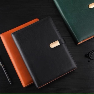 Tùy chỉnh <span class=keywords><strong>PU</strong></span> da <span class=keywords><strong>A5</strong></span> hàng tuần kế hoạch Tạp Chí máy tính xách tay 100 tấm Vàng Foil in ấn chủ đề may RÀNG BUỘC - Product Image 5