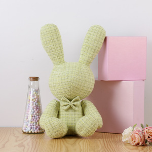 Giocattolo Coniglietto con Papillon di Alta Qualità alla Moda Durevole in Vari Colori per Decorazioni Pasquali - Product Image 4