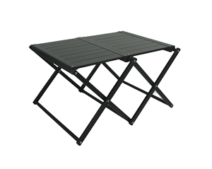 <b>Outdoor</b> campsite Rubik's Cube <b>table</b> storage rack, two-layer <b>folding</b> storage rack, portable multifunctional <b>table</b> - Product Image 1