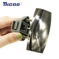 Poignée à bouton-poussoir pour meubles, serrure de levage pour meubles de camping-car et de maison, tiroirs, armoires, poignée à pousser/tirer en alliage de zinc chromé/noir/nickel