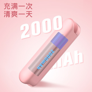 Huazhong Digital Technology Mini ventilador portátil plegable de mano recargable con alimentación USB diseño compacto ultra silencioso - Product Image 2