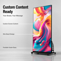 Écran LED pliable personnalisé P1.86 Écran d'affichage LED avec une taille de 640*1920mm Écran d'affichage LED