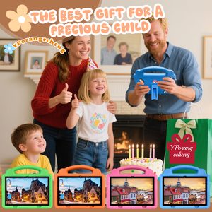 Máy tính bảng dành cho trẻ em 10.1 inch, chip MTK Octa Core, hệ điều hành <span class=keywords><strong>Android</strong></span> 12, kết nối Wi-Fi, độ phân giải 1280x800, có chức năng kiểm soát của phụ huynh IWAWA, quà tặng giáo dục tuyệt vời nhất - Product Image 2