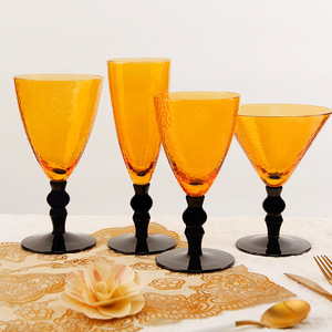 Verres à pied médiévaux marteau vintage ambre verres à gobelet créatifs ensemble de verres à vin rouge <span class=keywords><strong>verre</strong></span> à champagne <span class=keywords><strong>verre</strong></span> à cocktail - Product Image 1
