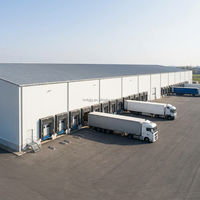 Almacén de Estructura de Acero de Diseño Moderno y Rentable para Almacenamiento en Fábrica