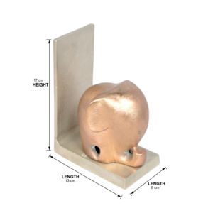 Sujetalibros con forma de elefante de aluminio y metal de alta calidad personalizado soporte decorativo para libros para el hogar y la Oficina - Product Image 5