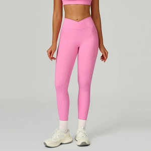 Ropa de <span class=keywords><strong>tenis</strong></span> para mujer, pantalones de Yoga con glúteos, ropa activa, mallas de entrenamiento de cintura alta para mujer - Product Image 6