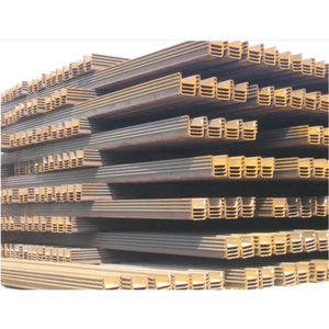 Hoge kwaliteit 400mm gebruikte type 2 U-vormige warmgewalste koolstofstaal plaatstaal damwand 20m profiel U prijs - Product Image 6