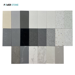 <span class=keywords><strong>POWERSTONE</strong></span> OEM/ODM vente en gros de pierre artificielle carreaux de quartz brun cristal plan de travail dessus de Table dalle comptoir de cuisine PSQC019-2 - Product Image 3