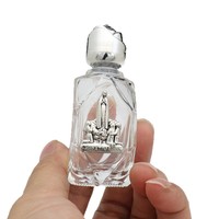 Nouvelle bouteille d'eau bénite portable en verre cristal avec motifs optionnels, alliage, relief, icône, voyage, objet sacré catholique