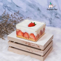 Récipient de cube carré en plastique transparent boîte acrylique transparente avec couvercle pour pilules de bonbons et petit affichage de bijoux