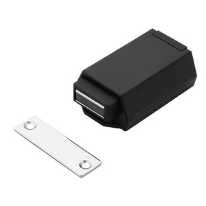 Cabinet Door Rebound Device Dual-head Stainless Steel Invisible Door Catch For <b>Wardrobe</b> Drawer Self-opening Mechanism - Product Image 1