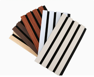 Panneaux acoustiques en bois Panneaux de construction en MDF Panneau acoustique PET insonorisant pour bureau Panneau acoustique en bois MDF en bois <span class=keywords><strong>à</strong></span> <span class=keywords><strong>vendre</strong></span> - Product Image 6