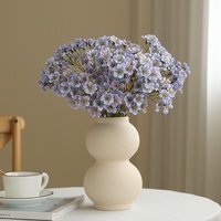 Bouquet de fleurs artificielles en soie style rustique, petites fleurs de Paulownia et de prunier, pour la décoration de la maison, de la cuisine, du salon et de la table à manger