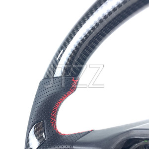 FOR Ford <strong>Focus</strong> MK3 <strong>MK2</strong> ST <strong>RS</strong> 2015 2016 2018 2019 Steering Wheel Carbon Fiber Automotive Interior - Product Image 5