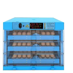 Totalmente automático de pato de pollo 110v huevos incubadora Máquina automática incubadora para venta