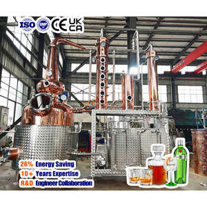 Alambique de Destilación de Cobre TW Turnkey 300L 500L, Equipo de Destilación de Ginebra para Destilería Artesanal - Product Image 1
