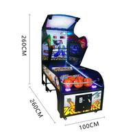 Vente d'usine directe nouvelle Machine d'arcade de basket-ball de tir de rue pour adultes à pièces de monnaie en métal Type d'amusement