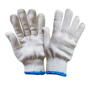 Guantes de Trabajo GM2004 al por Mayor, de Algodón de Calibre 7, Texturizados, de Punto Completo, con Puño, Antideslizantes, de Protección, para Uso General - Product Image 6