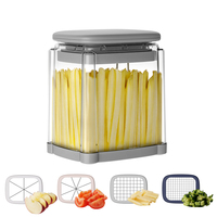 Multifunctionele Handmatige Keuken Frietjes Chips Cutter Snijmachine Chopper Groentesnijder Fruitsalade Snijder