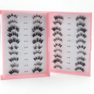 <span class=keywords><strong>Faux</strong></span> <span class=keywords><strong>Cils</strong></span> Imperméables Faits à la Main en Gros Sans Eyeliner Précisément Encollés Auto-Adhésifs Bande Transparente <span class=keywords><strong>Demi</strong></span>-<span class=keywords><strong>Cils</strong></span> - Product Image 4