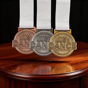 Concevez votre propre médaille commémorative en alliage de zinc plaqué or 3D pour les compétitions sportives, fabricant en gros - Product Image 3