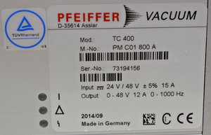 Nouvelle pompe d'origine PLC PM P04 596/hipace 700 avec contrôleur TC 400 DN 160/Vacuum pour produit PLC, neuve et originale - Product Image 4