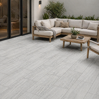 Carreaux de pierre calcaire gris champagne modernes, naturels et polis, pour revêtement mural de villa, patio, allée et maison