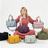 Sac de sport pliable, plusieurs styles en stock, avec logo personnalisé, anti-odeur, sac de voyage, sac de week-end, sac de sport à bandoulière, bagage cabine