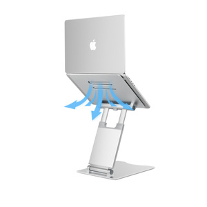 Bán Hot Ergonomic xách tay nhôm máy tính xách tay đứng Chiều cao có thể điều chỉnh gấp Máy tính để bàn đứng cho văn phòng hoặc sử dụng nhà - Product Image 4