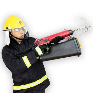 Equipo de rescate contra incendios, cohete, cuerda neumática, lanzador de línea