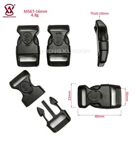 16mm 20mm 25mm Durable <span class=keywords><strong>Slip</strong></span> <span class=keywords><strong>Lock</strong></span> Hebilla de Liberación lateral de plástico Hebilla de collar de perro - Product Image 4