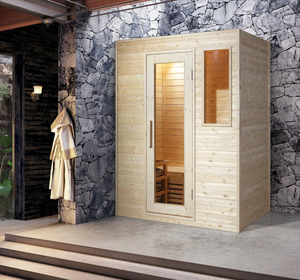 Sala de sauna de vapor interior seca Hemlock de la mejor calidad para 6 personas - Product Image 4