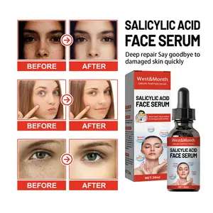 Sérum biologique Anti-âge à l'acide salicylique pour le visage, produit de marque privée