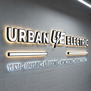 Factory Custom Backlit LED Sign with Back Halo for Fast Food Shop Exterior Wall <b>Mount</b> Outdoor Commercial Advertising Signage - Product Image 6