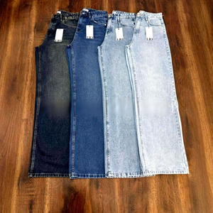 <span class=keywords><strong>Jeans</strong></span> da <span class=keywords><strong>Donna</strong></span> di Alta Qualità a Gamba Dritta Elasticizzati Mid-Wash in Misto Cotone Casual - Product Image 1