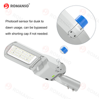 Lampadaire LED 100W 150W 200W 240W 300W IP66 UL DLC avec détecteur de mouvement crépusculaire, pour extérieur, autoroute, route, zone de stationnement