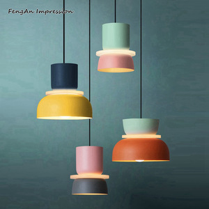 Nordic Designer Aluminum Pendant <b>Light</b> Led Round Single Head For Home <b>Dining</b> Bedroom Cafe Tea Room - Product Image 3