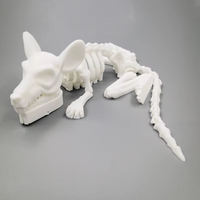 Jouet de rat squelette articulé imprimé en 3D, figurine animale à articulations mobiles, impression FDM personnalisée, cadeau