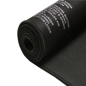 Tùy Chỉnh Kích Thước Lớn Gun Làm Sạch Mats Mousepad Cao Su Tự Nhiên Khâu Cạnh Bàn Phím Chuột Pad - Product Image 3