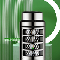 Briquet torche rotatif en métal puissant, coupe-vent, personnalisable, pour camping en extérieur, style classique et moderne, rechargeable au butane pour barbecue
