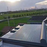 Toldo Retráctil de Aluminio Personalizado de Fábrica para Techo, Protección Solar para Patio Exterior