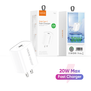 <span class=keywords><strong>Cargador</strong></span> <span class=keywords><strong>VIDVIE</strong></span> con un Solo Puerto <span class=keywords><strong>Tipo</strong></span> <span class=keywords><strong>C</strong></span>, Pequeño, 20W Máx., Carga Rápida USB, Adaptador de Pared Compatible con Múltiples Dispositivos - Product Image 1