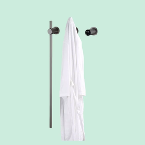 <span class=keywords><strong>Toallero</strong></span> de baño Vertical de 2 barras de Venta caliente oro cepillado con elemento calefactor calentador eléctrico oculto - Product Image 6